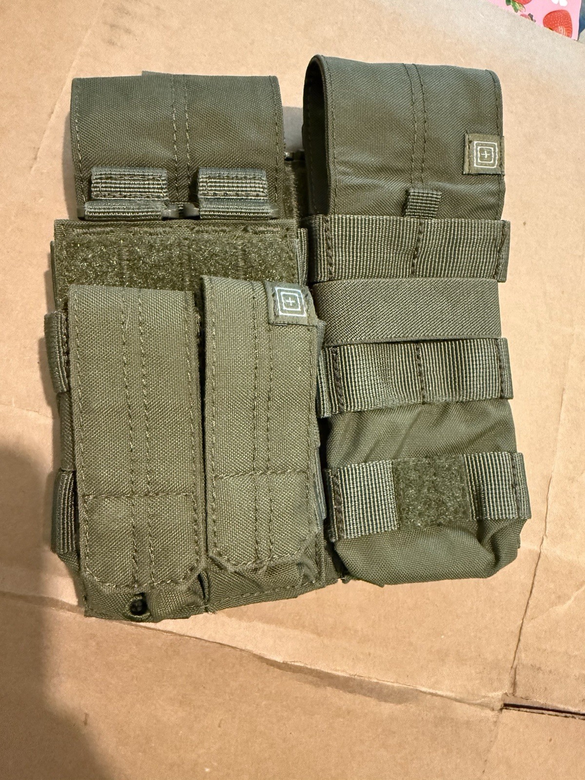 511 Tactical Double Mag Pouch 2.23/5.56 With Double Pistol Mag Pouch