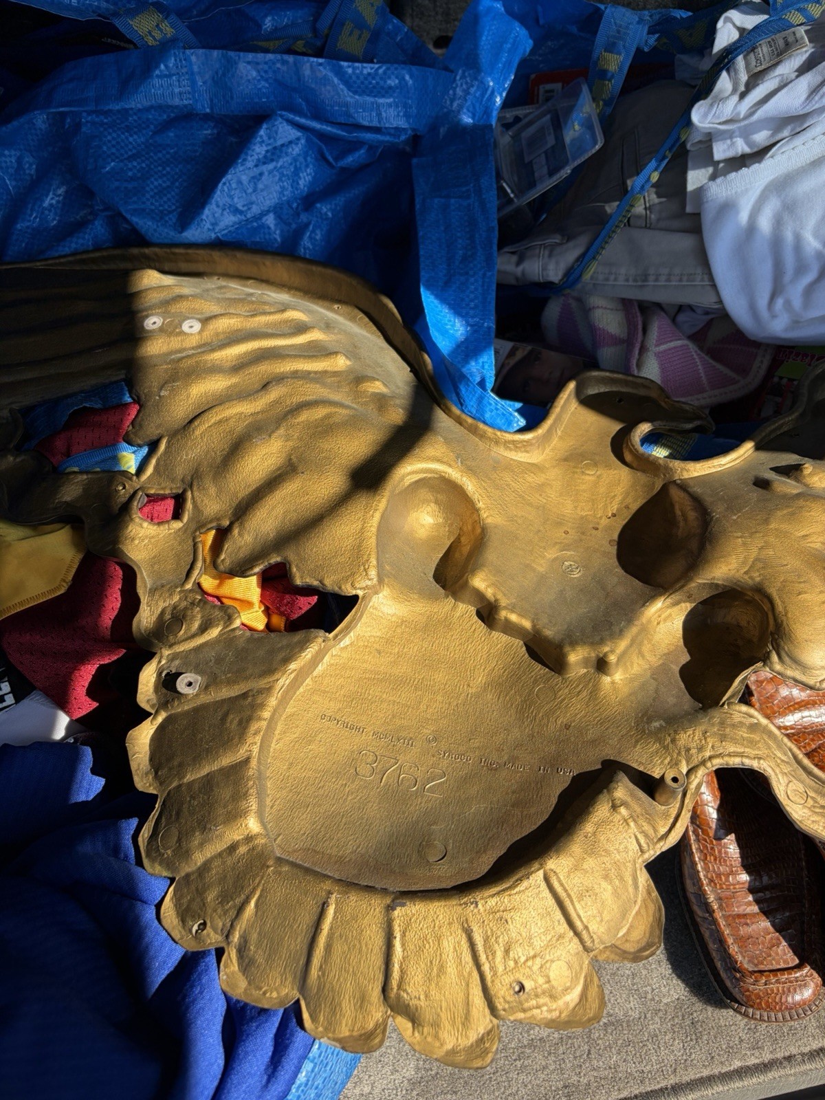 Vintage Syroco American Eagle Wall Hanging Plaque Model 3762 45” X 18" Mfg 1963