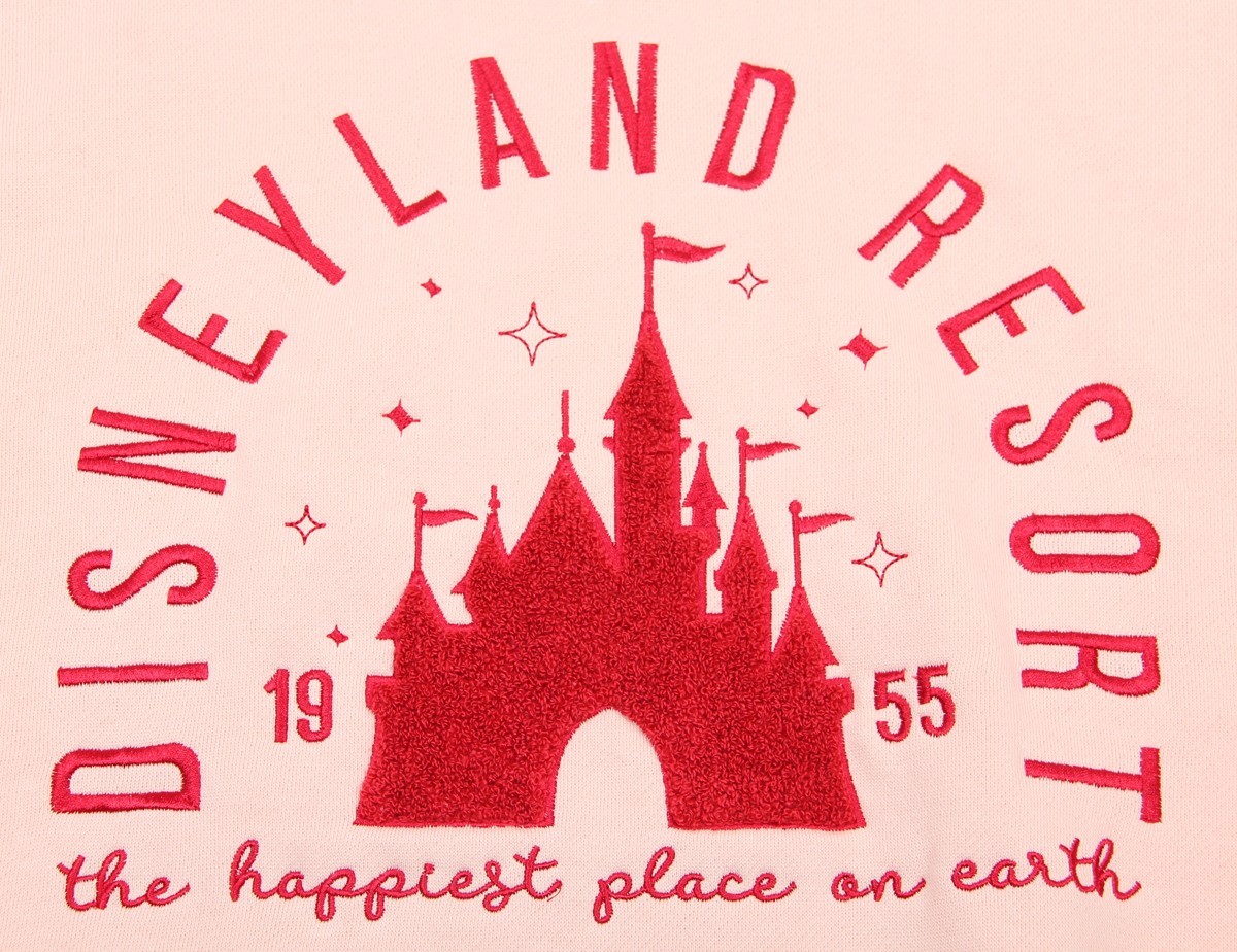 Disney Disneyland Resort Embroidered Castle Pullover Sweatshirt