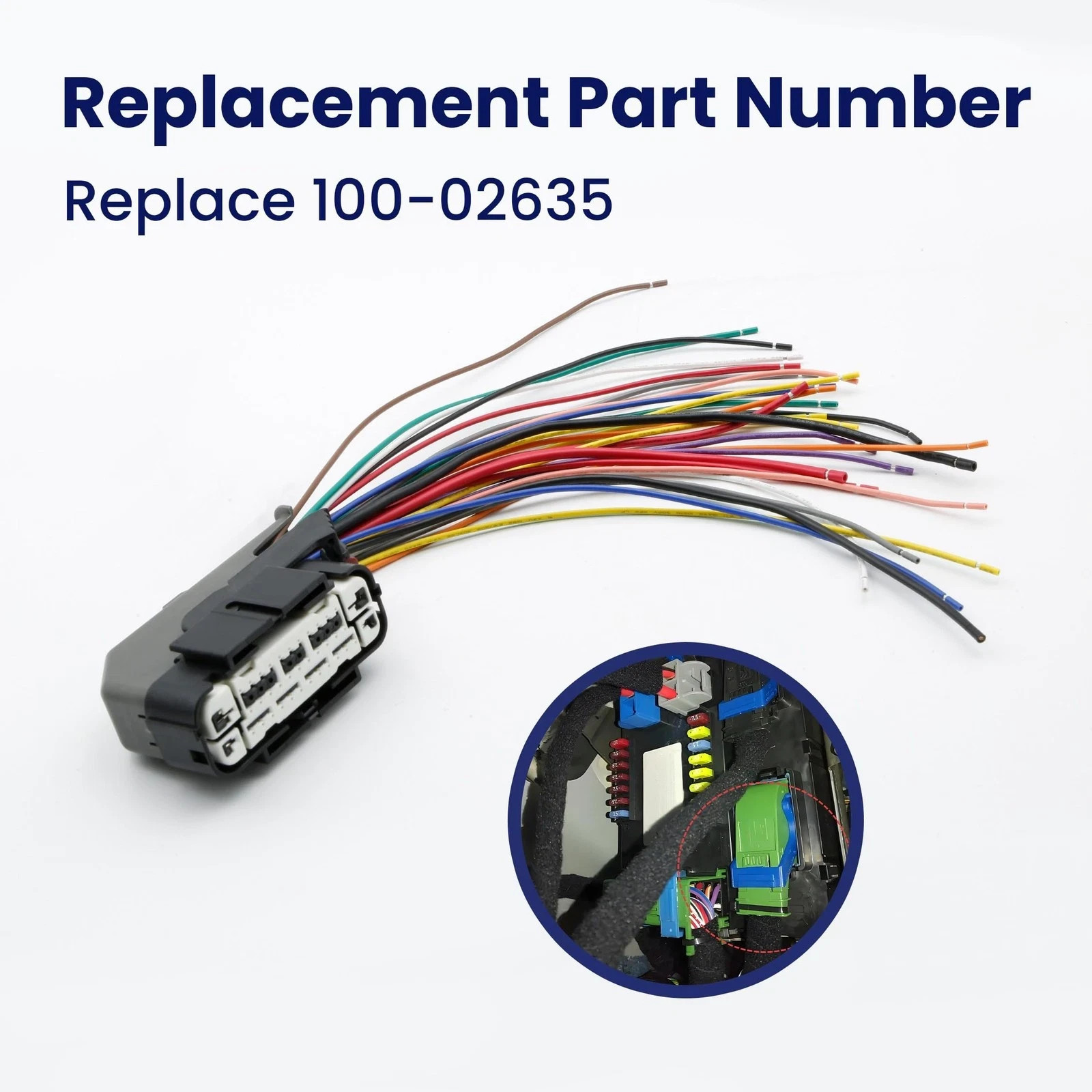 Electronic Brake Control Module Harness Pigtail Fit for Cadillac Chevrolet GM...