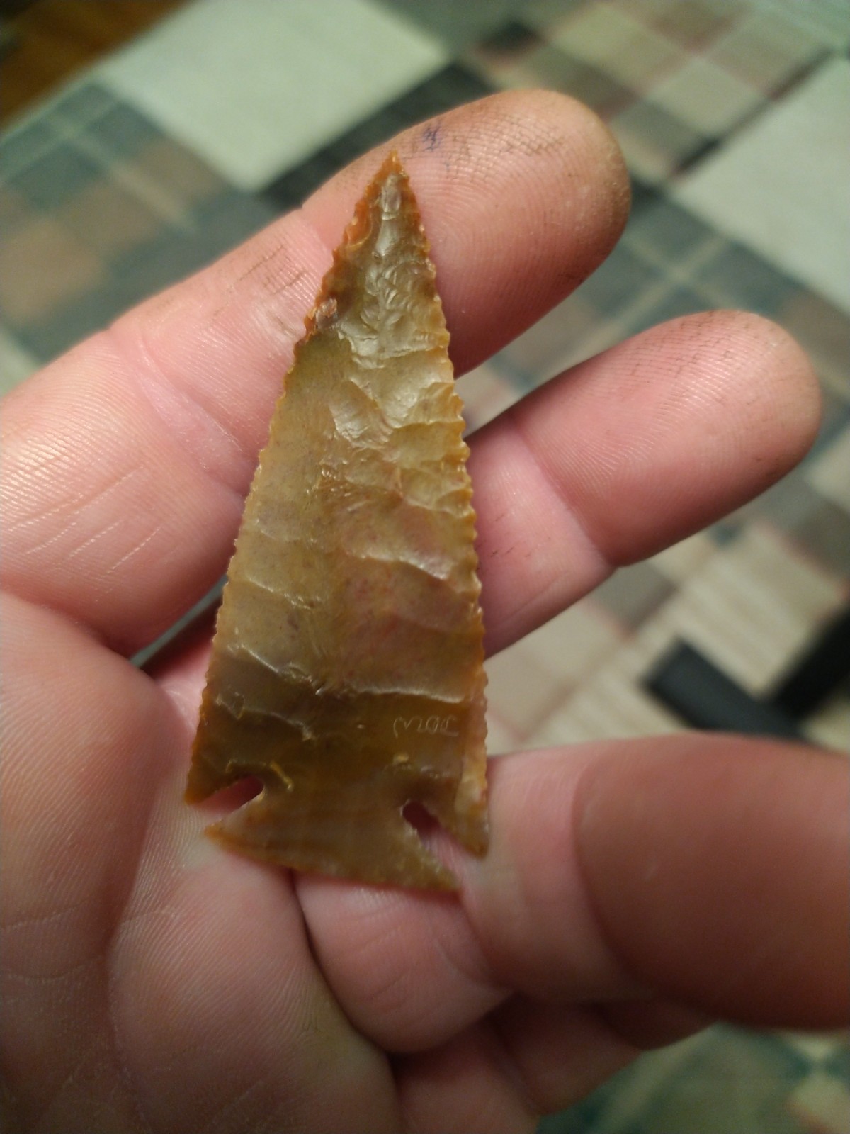 Corner Notch Ocean Wave Agate 2 1/2" x 1 1/8"