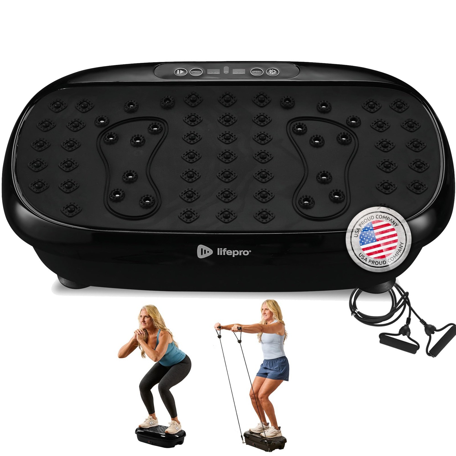 Lifepro Lite Vibration Plate Exercise Machine for Home Fitness and Recovery