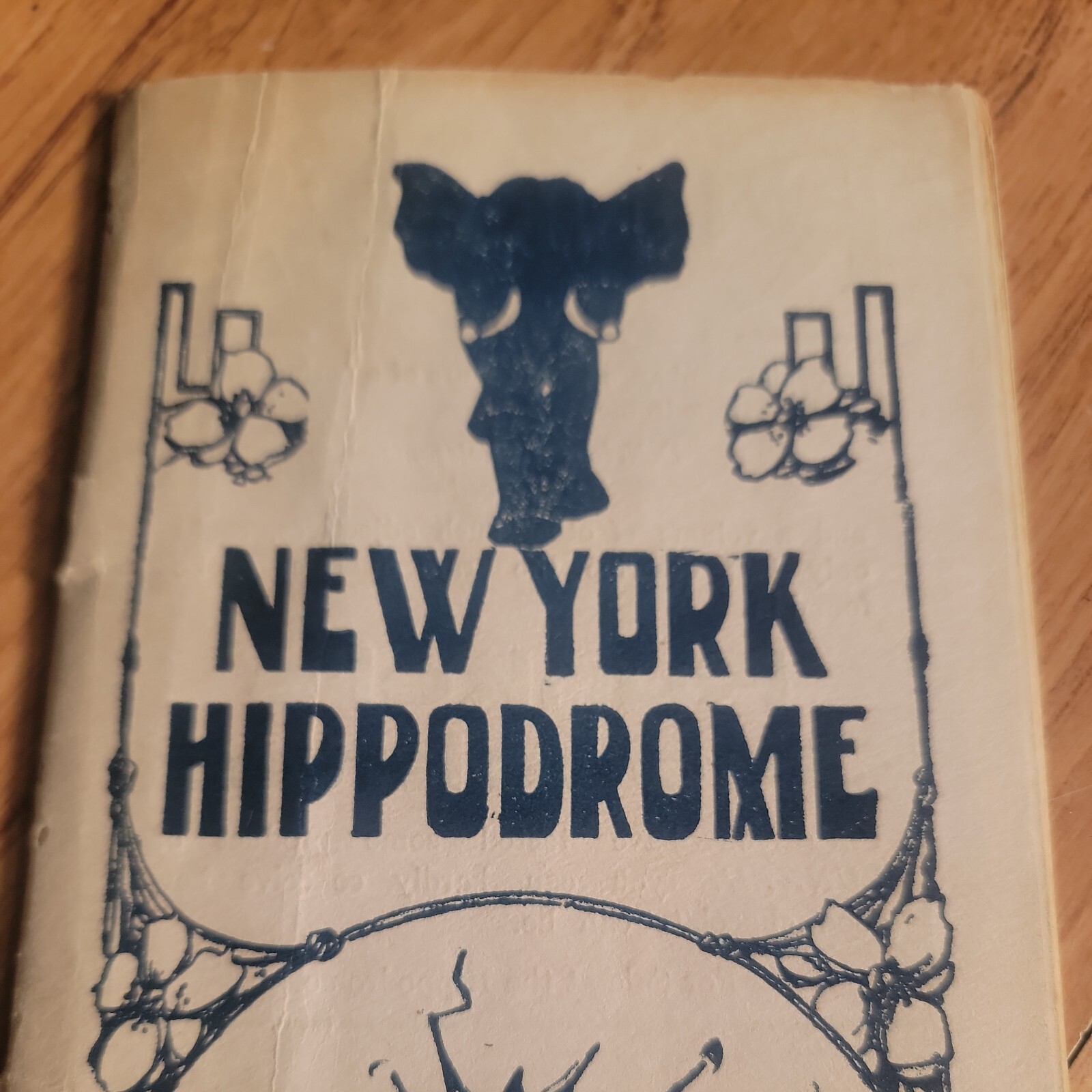 Antique 1910 New York Hippodrome Theatre Playbill Advertising Booklet