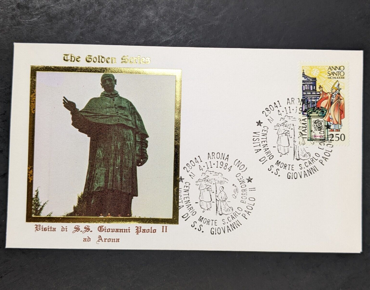 Pope John Paul II, Golden Series Trip to Calabria & Lombardia Covers, Postcards