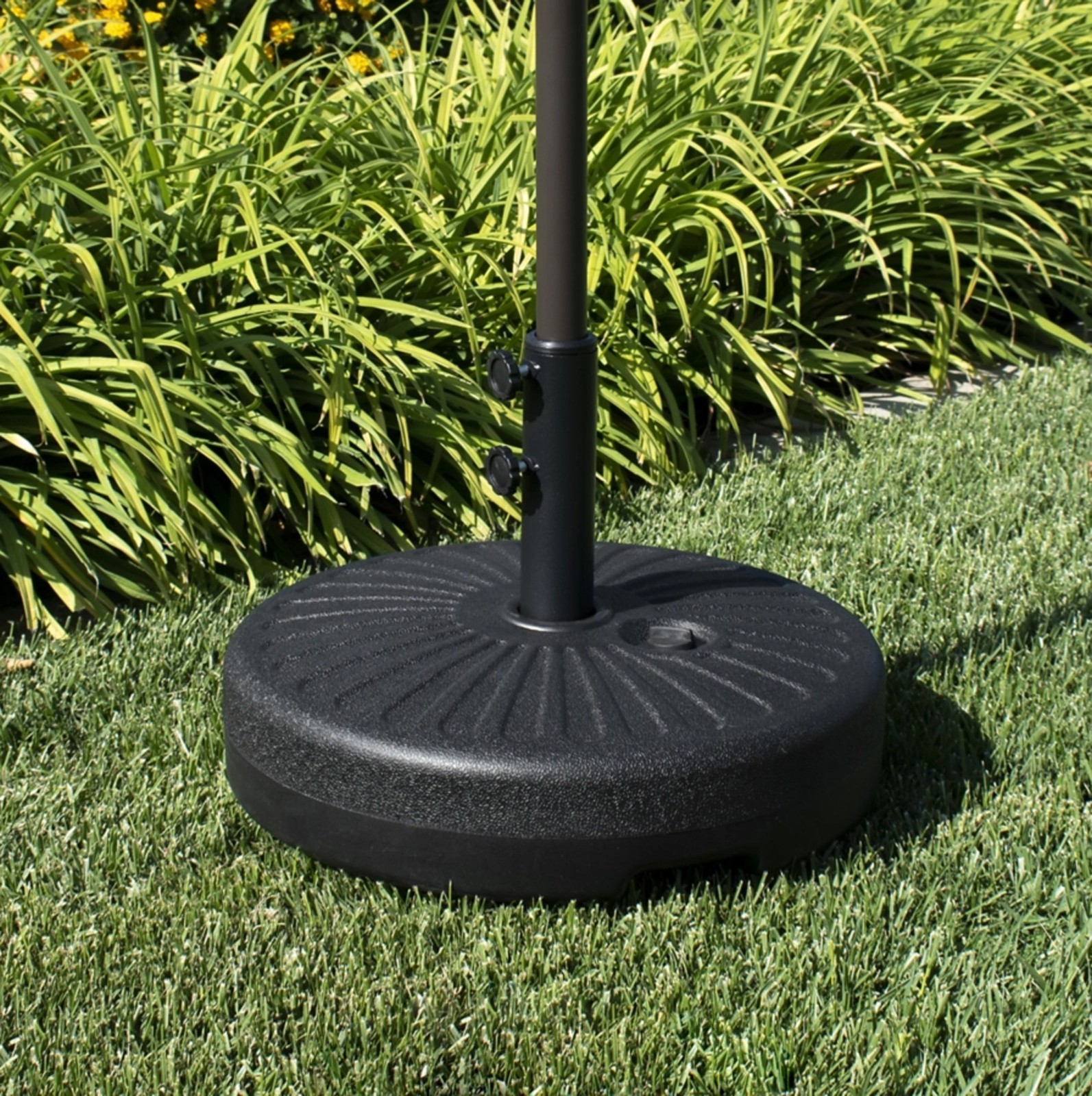 Outdoor Round Umbrella Base Water Filled Heavy Duty Patio Market Umbrella Stand