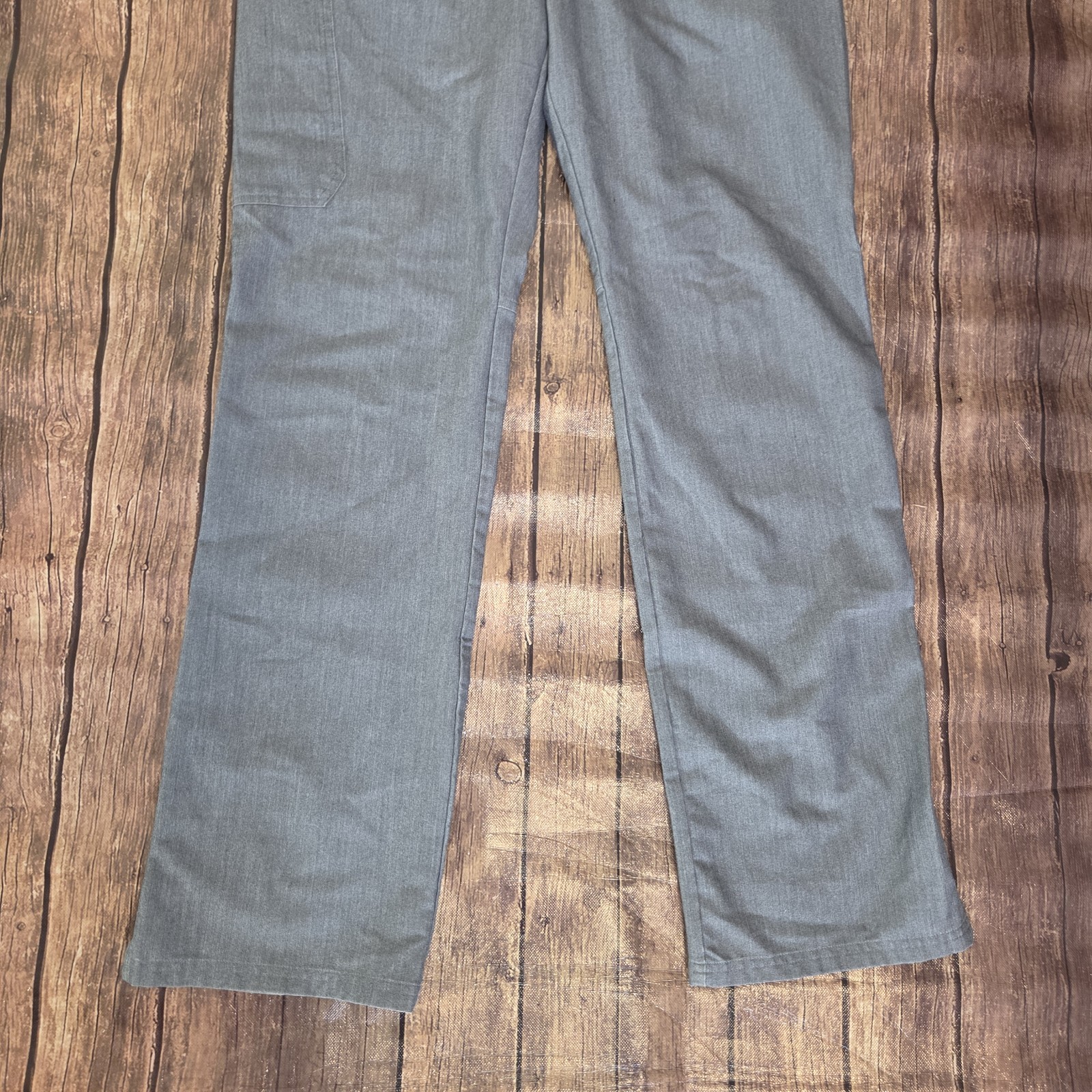 FIGS Kade Cargo Scrub Pants Womens MT Tall Graphite Gray FIONx Medical Work