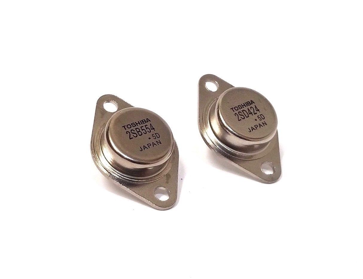 5 Pairs | Toshiba 2SB554 + 2SD424 PNP + NPN Transistors | FREE US Shipping