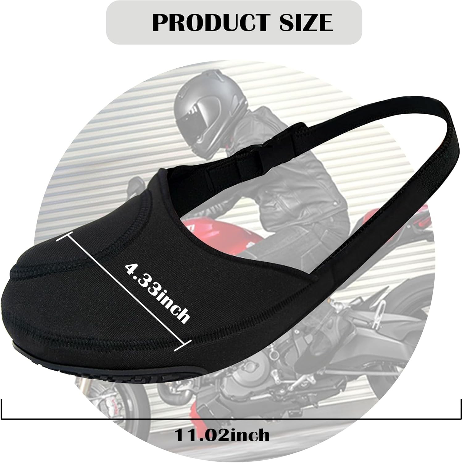 Motorcycle Shoe Protector,Anti-Slip Shifter Protector Keeps...