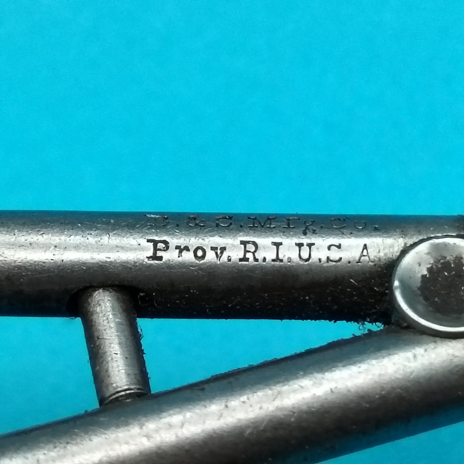 B.& S. Mfg. Co. Spring Dividers Calipers Prov. R.I. U.S.A. Precision VTG Tool