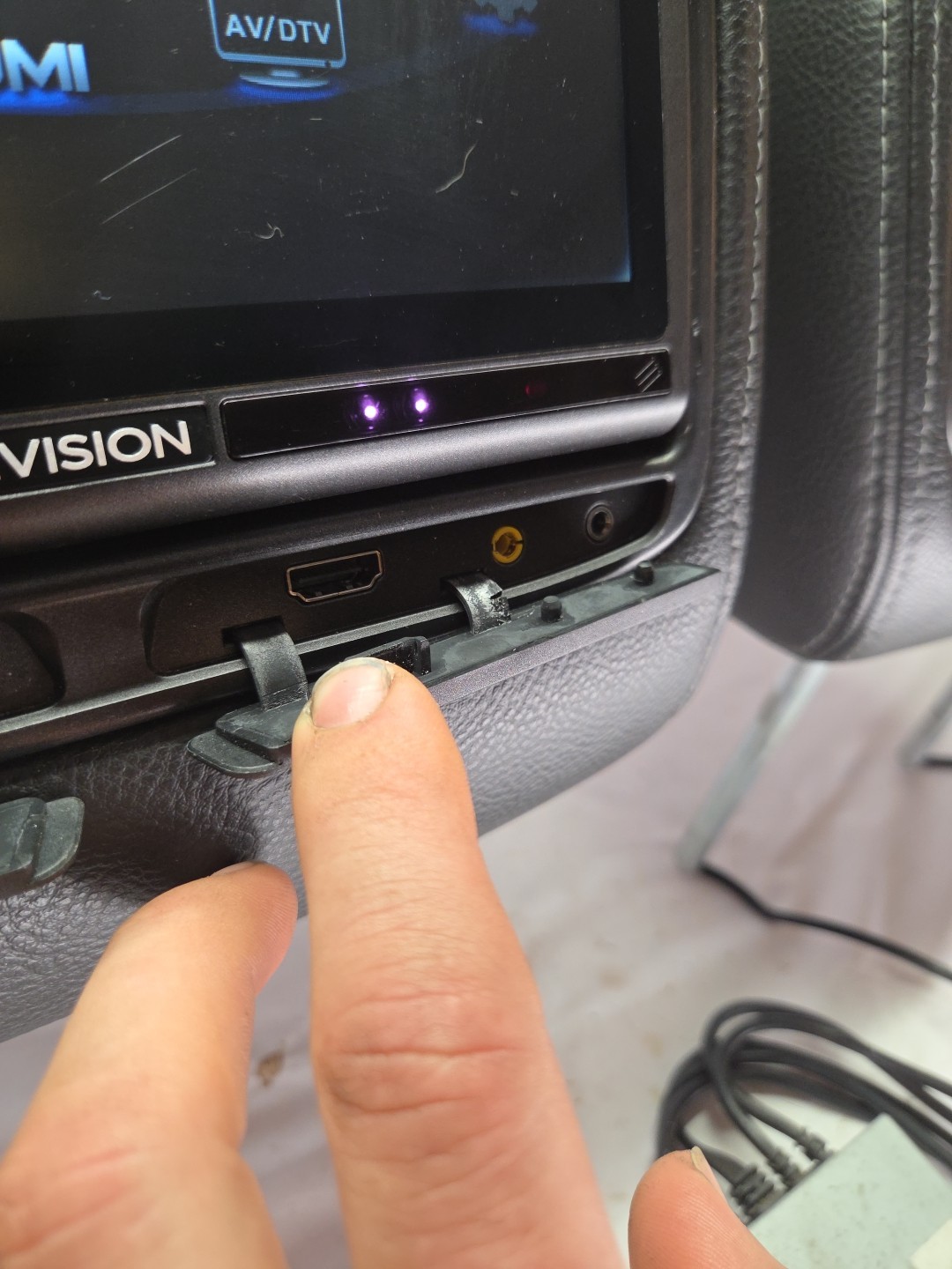 10-16 Land Rover Lr4 TOUCHSCREEN Headrest SCREEN Monitor DVD HDMI GAME USB