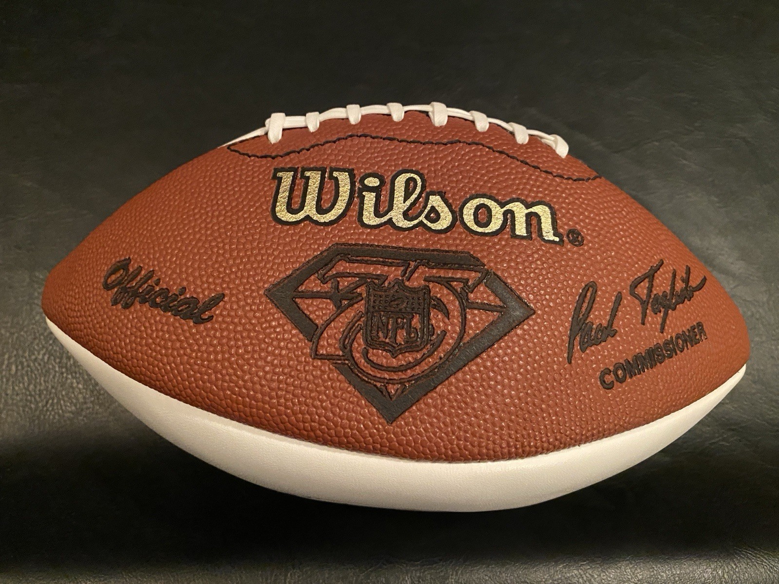 Steve McNair & Zach Zeier Dual Signed Wilson NFL Football Autographed Ball