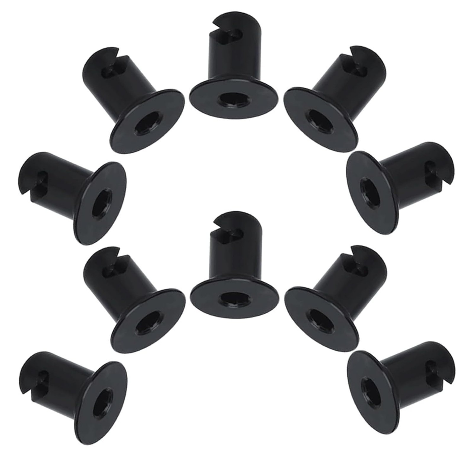 10Pc.500 Grip 7/16" Aluminum Dzus Button Flush Allen Head Quarter Turn Fasteners