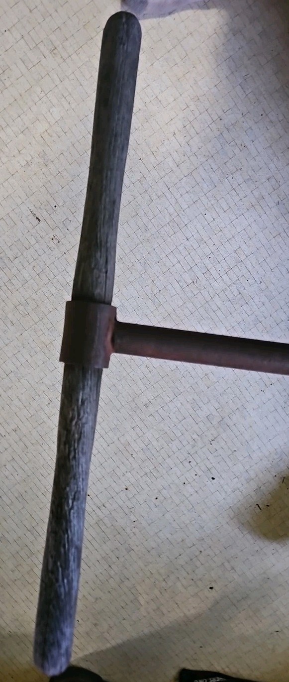 Vintage Post Hole Manual Auger Twist Digger for Garden Fence