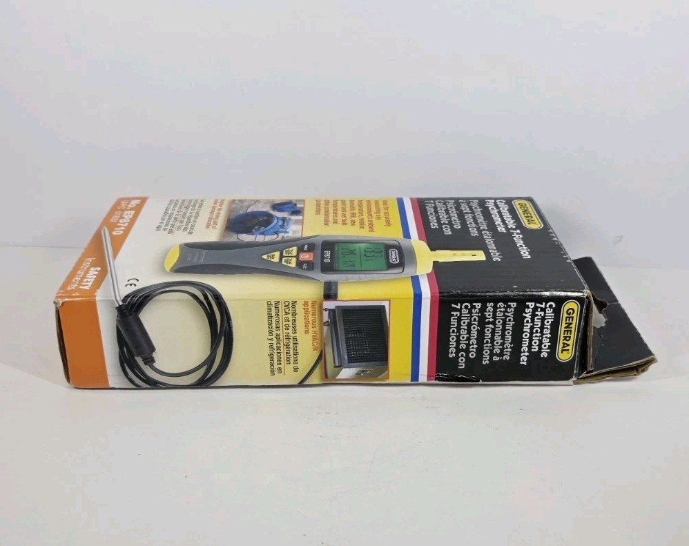 General Temperature Humidity Meter Brand New Sealed EP8710 (T)