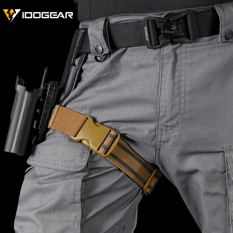 IDOGEAR Tactical Thigh Strap Elastic Band Strap Duty Leg Hanger Thigh Holster