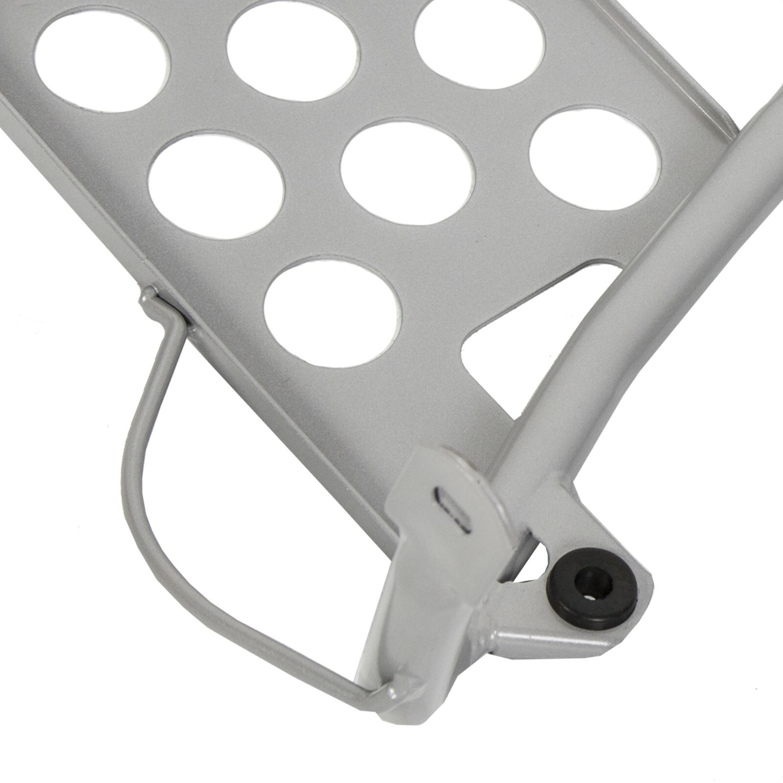 LH + RH Heel Guard Footrest W/Black Nerf Bars For Yamaha Banshee 1987-2006