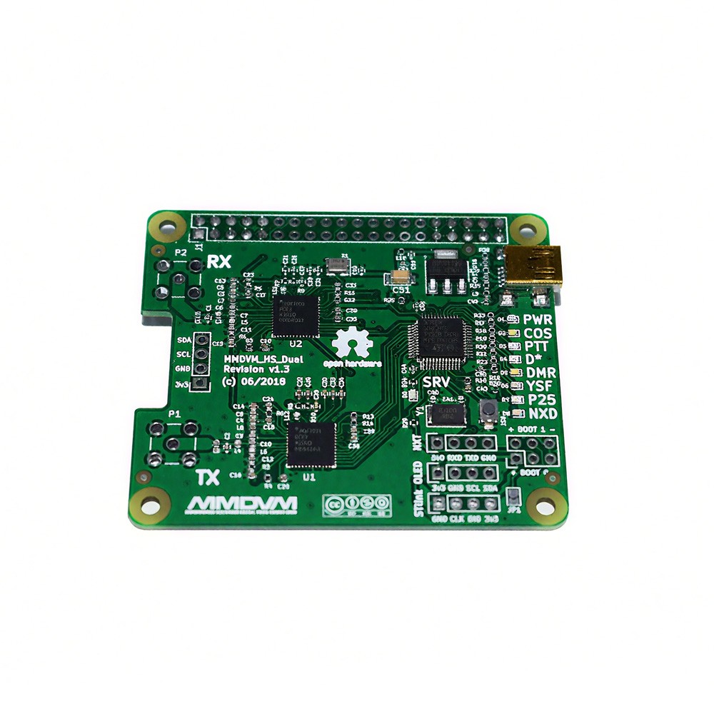 NEW Duplex MMDVM Hotspot P25 DMR YSF for Raspberry Pi + Antenna Revision 1.3