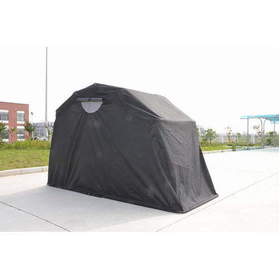 Blcak Three Size Garage Shelter Heavy Duty Motorcycle Storage Shed Cover Tent
