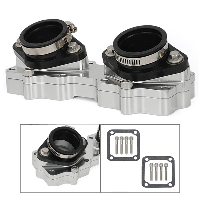 FOR Yamaha Banshee 350 YFZ350 ATV Billet Intake Manifolds Boots 33 34 35mm Carbs