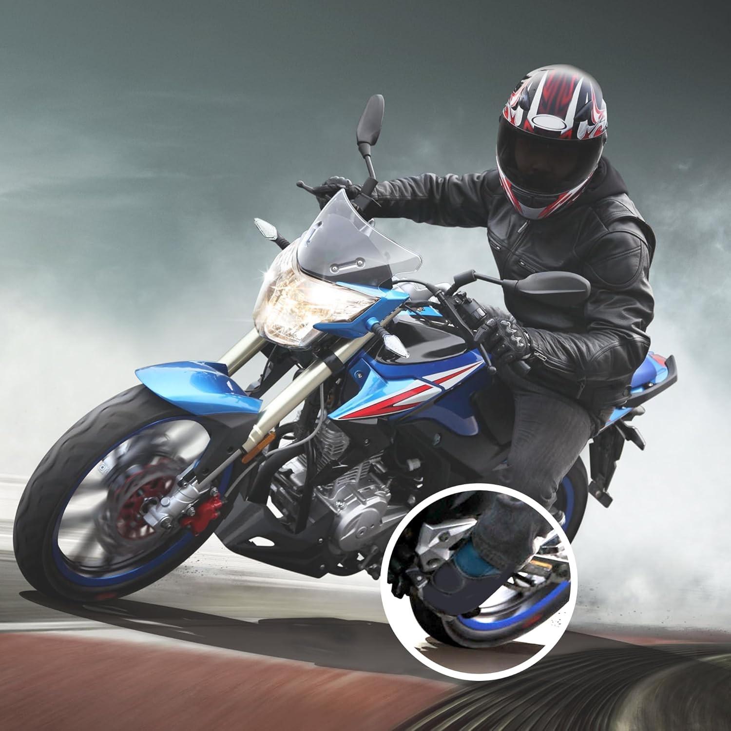 Motorcycle Shoe Protector,Anti-Slip Shifter Protector Keeps...