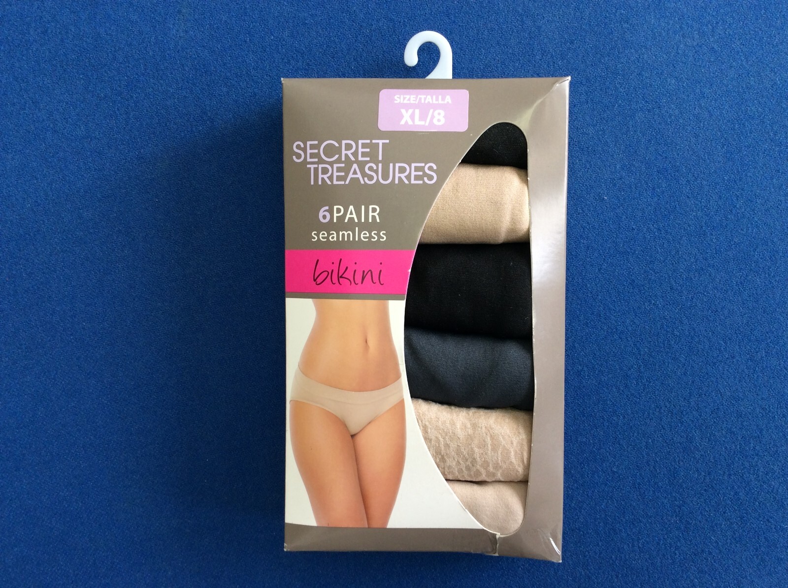 Women's underwear: Secret Treasures, available in bikini, brief, or hipster 6 pk