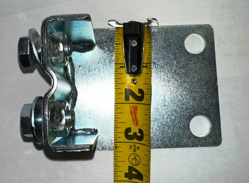 (10) Pallet Racking Universal Foot Plates for Upright; Nuts, Bolts, Washer added