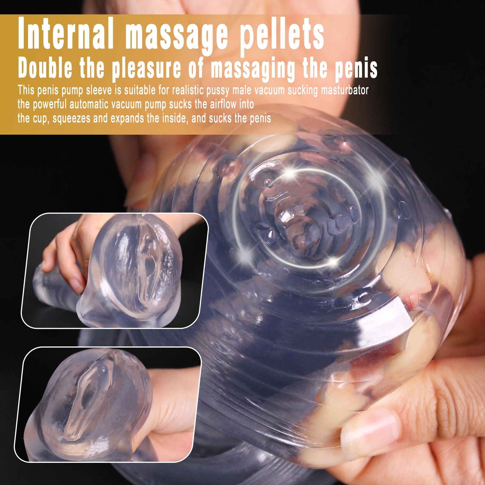 Penis-Pump-Vacuum Seals-Silicone-Rubber-PenisPump Sleeve Universal Donut Sleeves