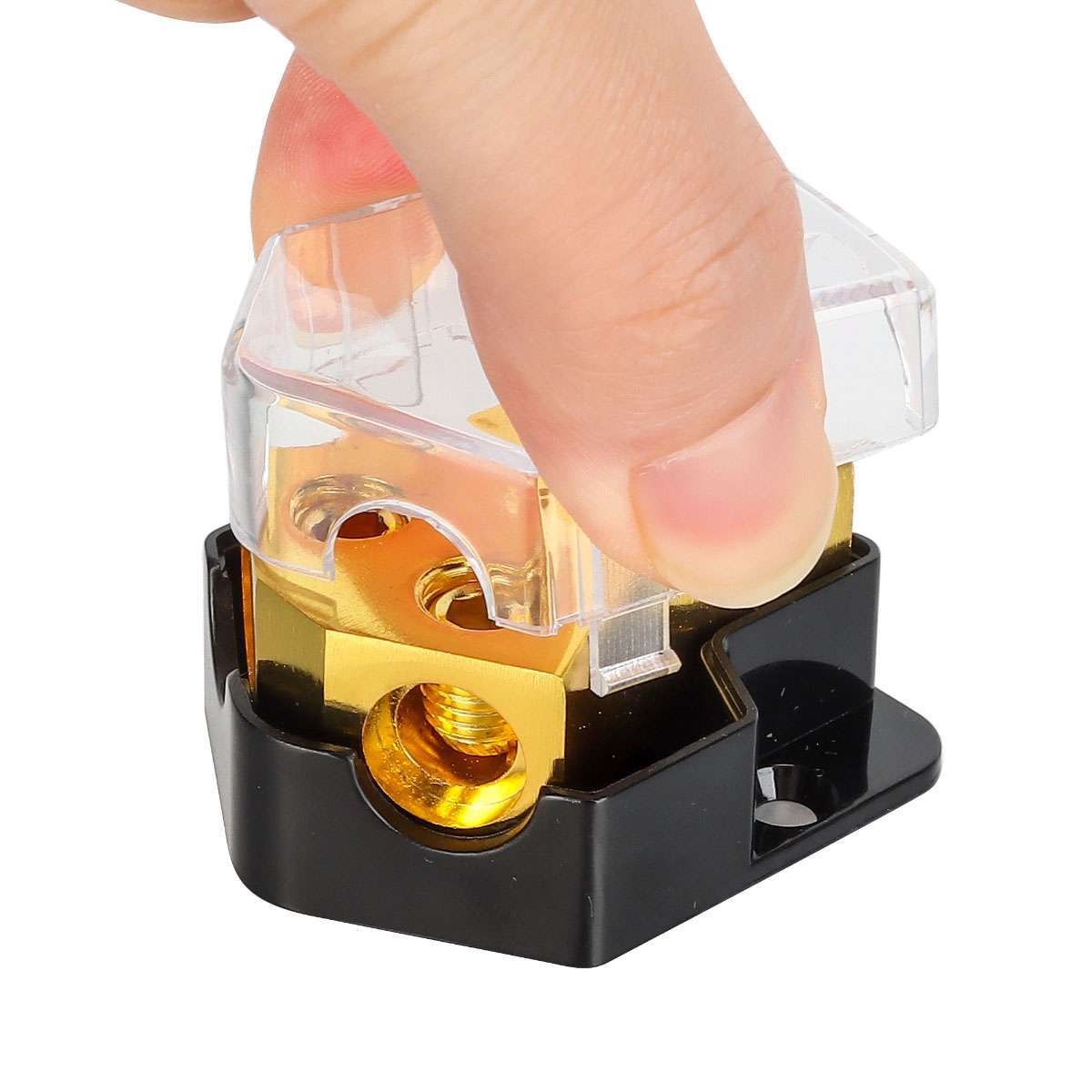 Car Audio Splitter Amp Power 0/2/4 Gauge In 4/6/8 Gauge Out Distribution Block