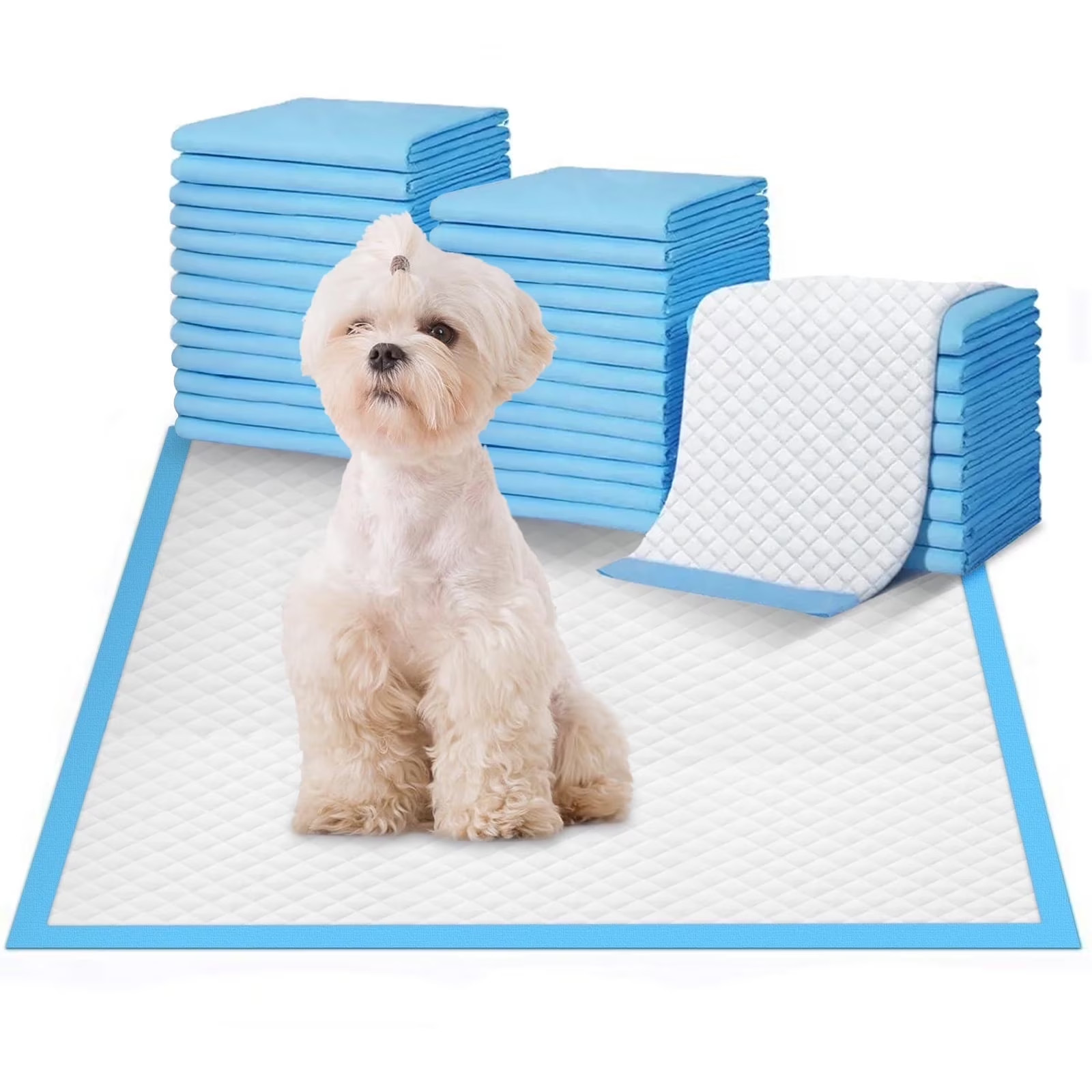 XL 100 Puppy Pee Pads 23''x23" | Cheap Pee Pads | Dog Training/Mattress Use