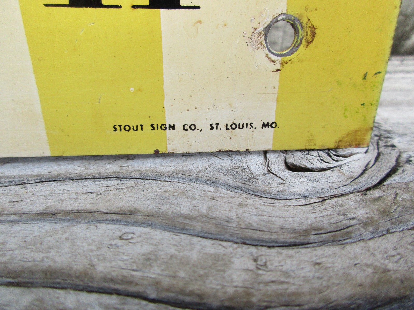 ORIGINAL 2 SIDED PEPSI-COLA METAL SIGN