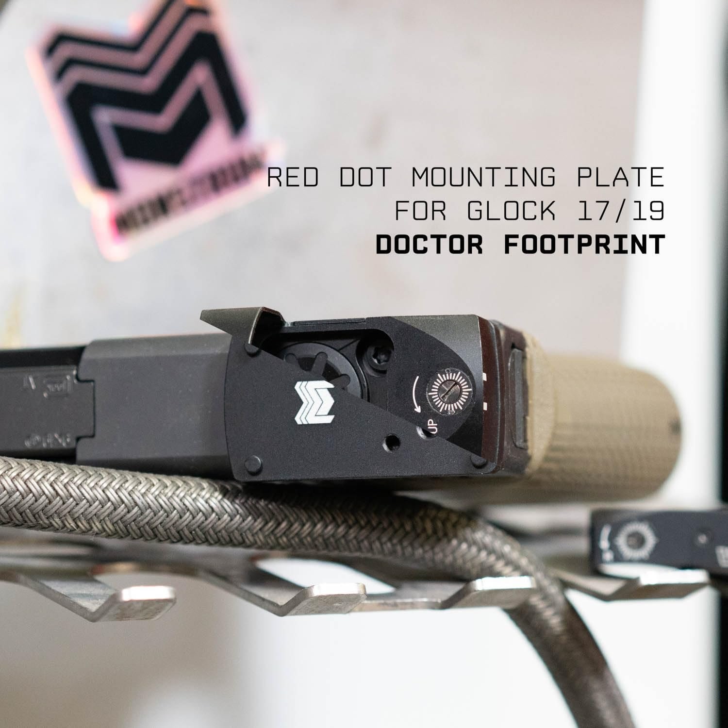 Monstrum Dovetail Red Dot Mounting Plate for Glock Pistols for Non-MOS...