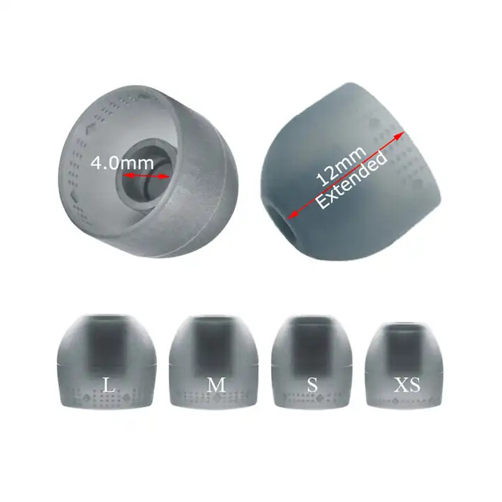 Sony Extended Headphone Replacement Earbud Tips For In-ear Silicone (Set of 8)