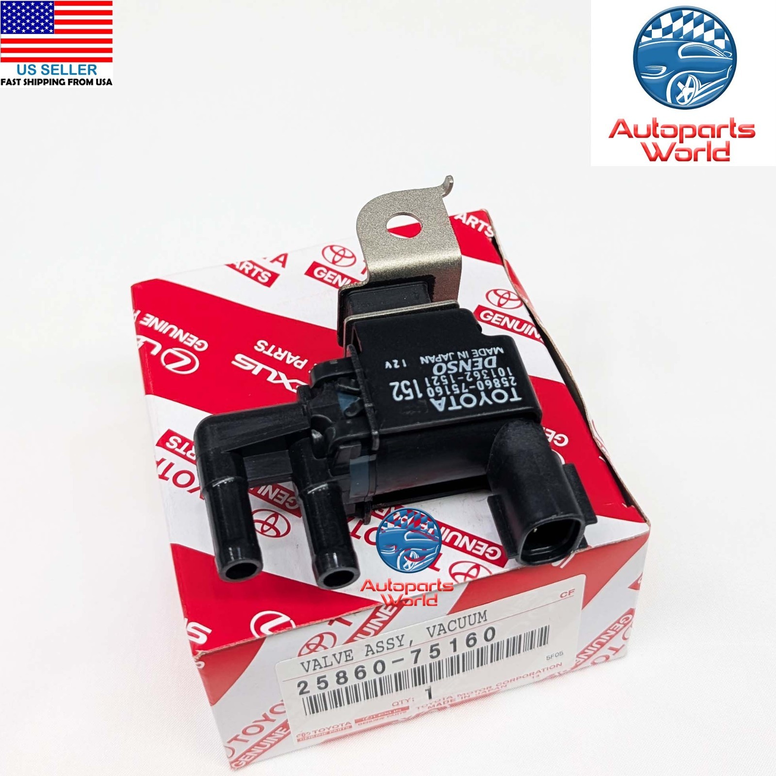 GENUINE OEM TOYOTA 97-00 4RUNNER TACOMA VACUUM SWITCHING VALVE ASSY 25860-75160