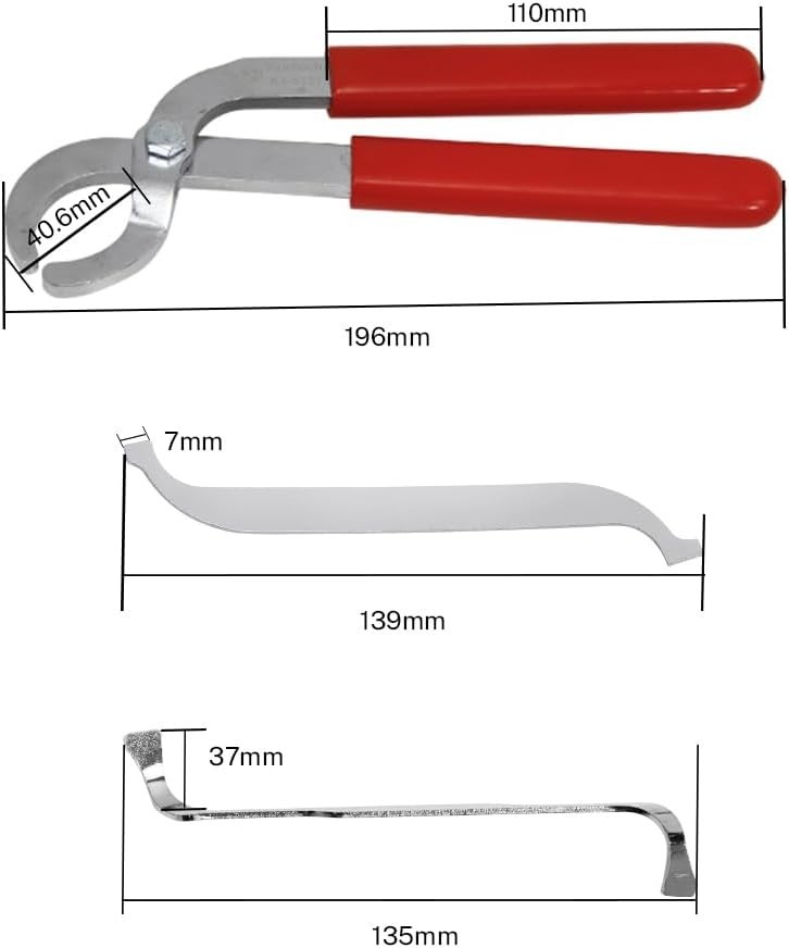 3PC Valve Adjusting Pliers Tool Set, Engine Adjuster Kit for Toyota replace shim