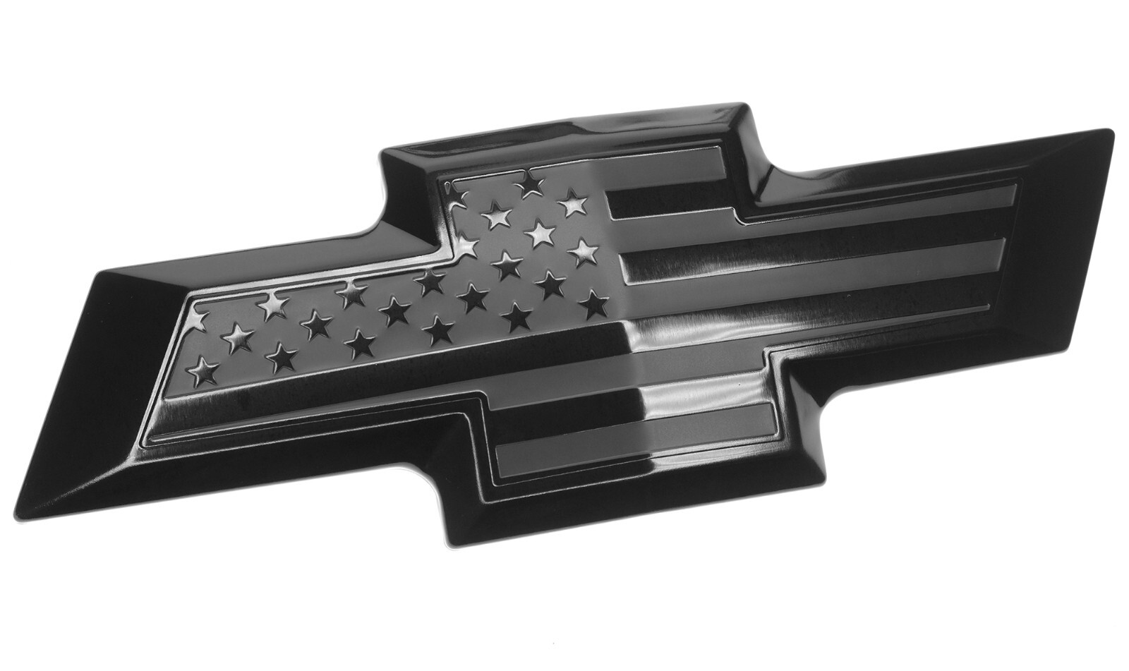 Bowtie Overlay Metal Flag Emblem Compatible with 2022-2024 Silverado 1500