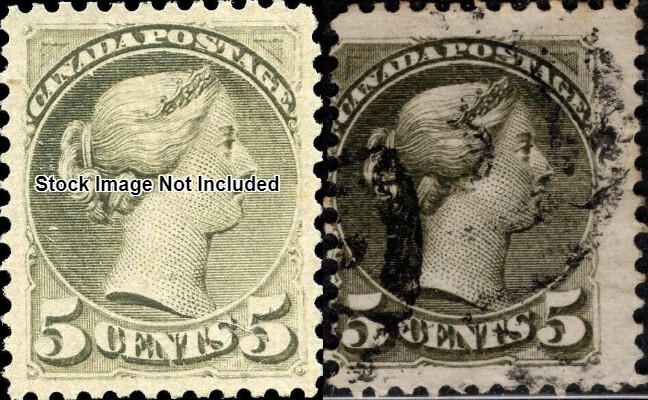 Perfectly Flawed Error-EFO Canada SN 38 Used  - Misperf