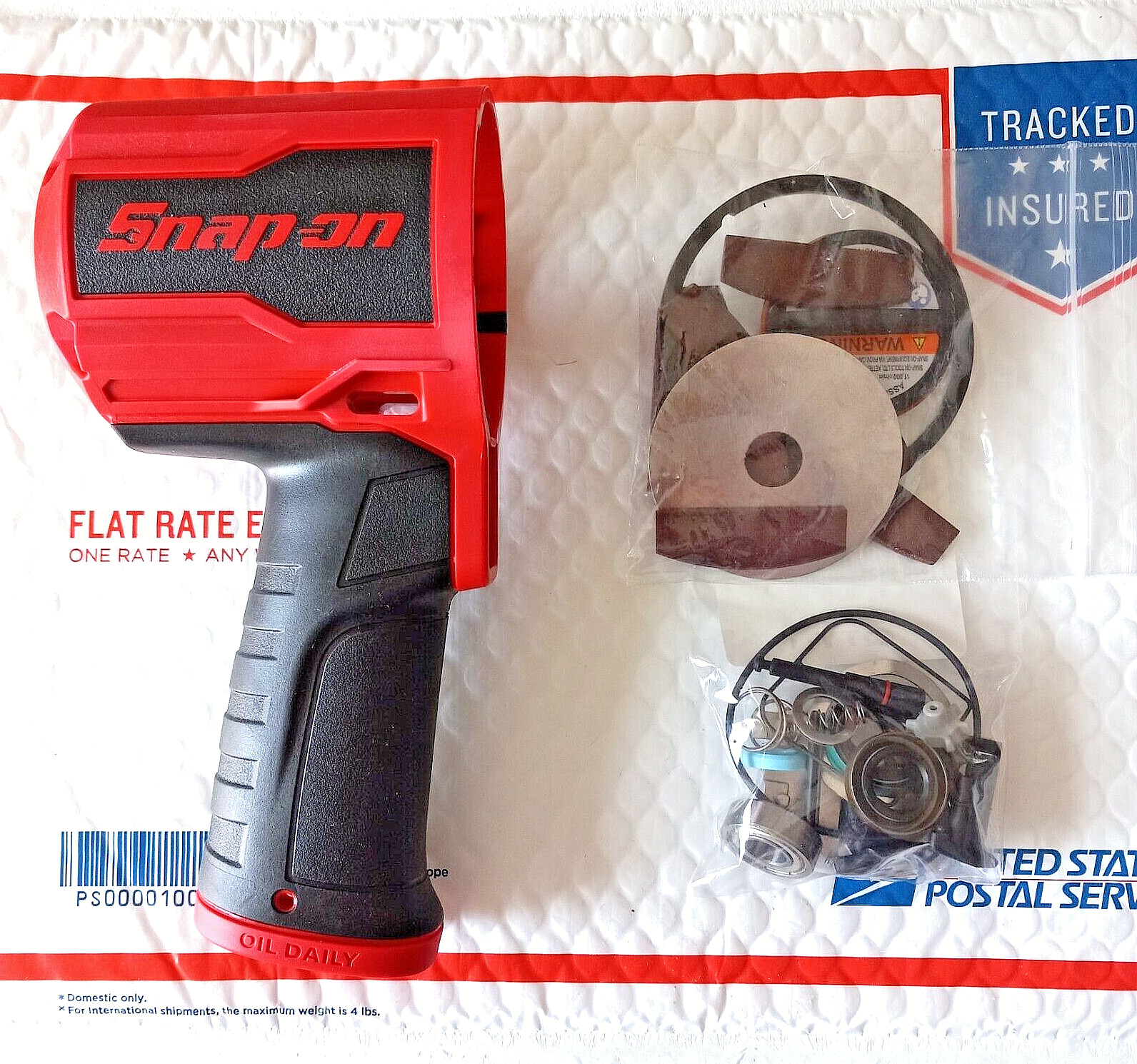 SNAP ON PT850 TUNE UP KIT UPDATED THROTTLE VALVE KIT+SNAP ON DARK RED HOUSING