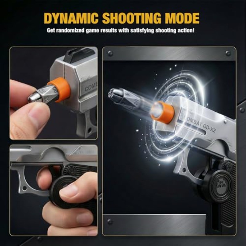 7 Piece Metal Polyhedral Bullet Dice Set, New Gaming Dice