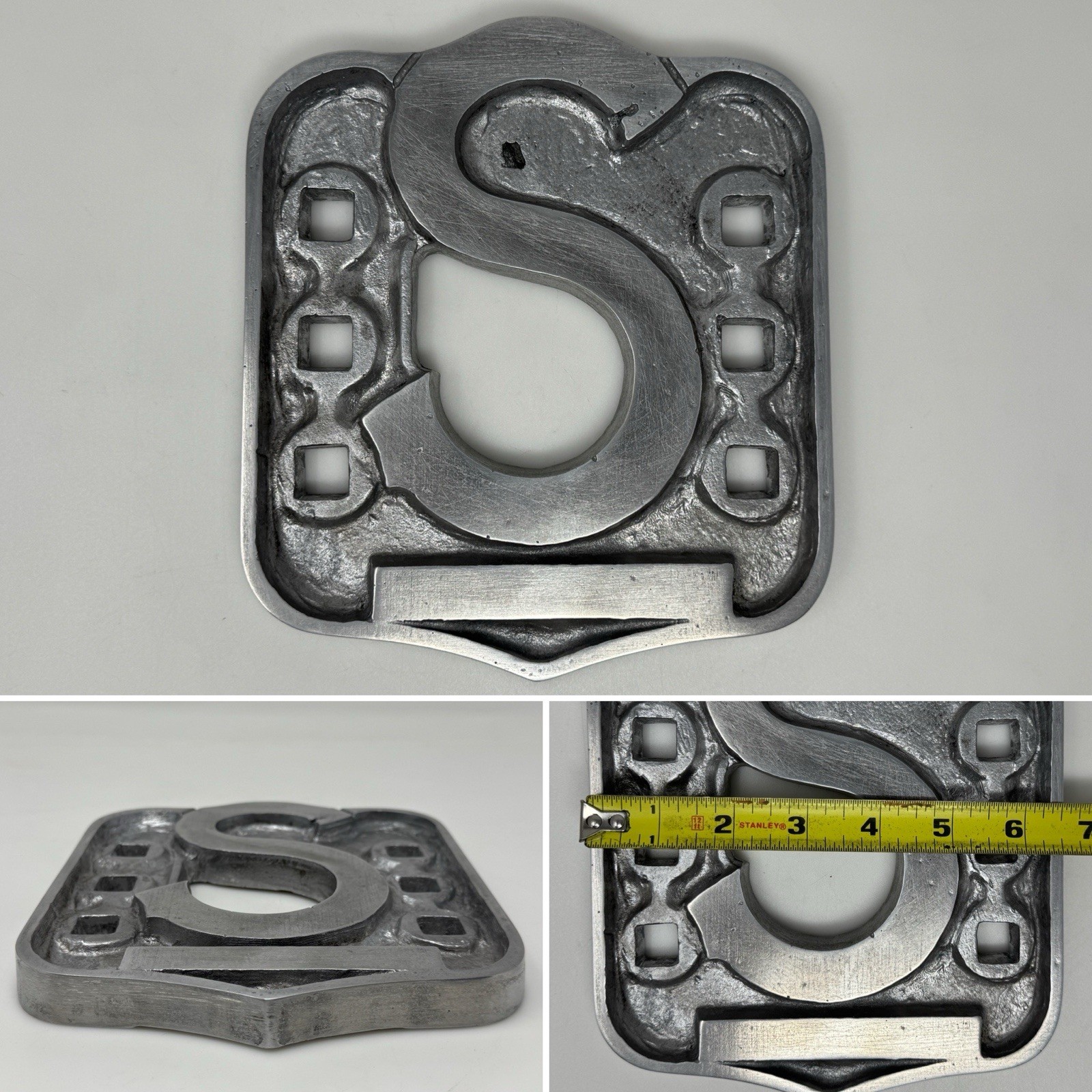 SEAGRAVE Fire Truck Front Bumper Emblem Nameplate Logo Badge Firetruck Metal