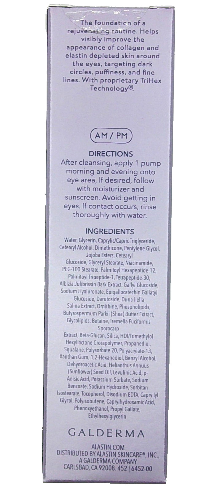 Galderma Alastin Restorative Eye Treatment 0.6 fl oz/18 ml *NIB