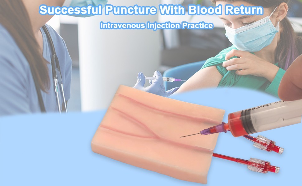Phlebotomy IV Practice Kit for Nurses, Medical Student Venipuncture Training Kit