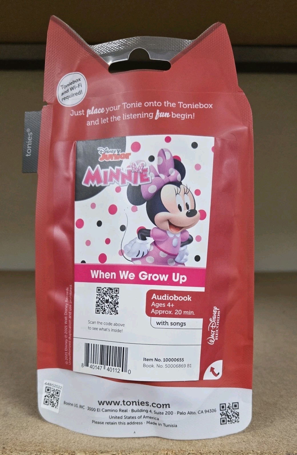 Disney Minnie Mouse tonie Figure for toniebox Tonies Brand New Sealed MINNIE