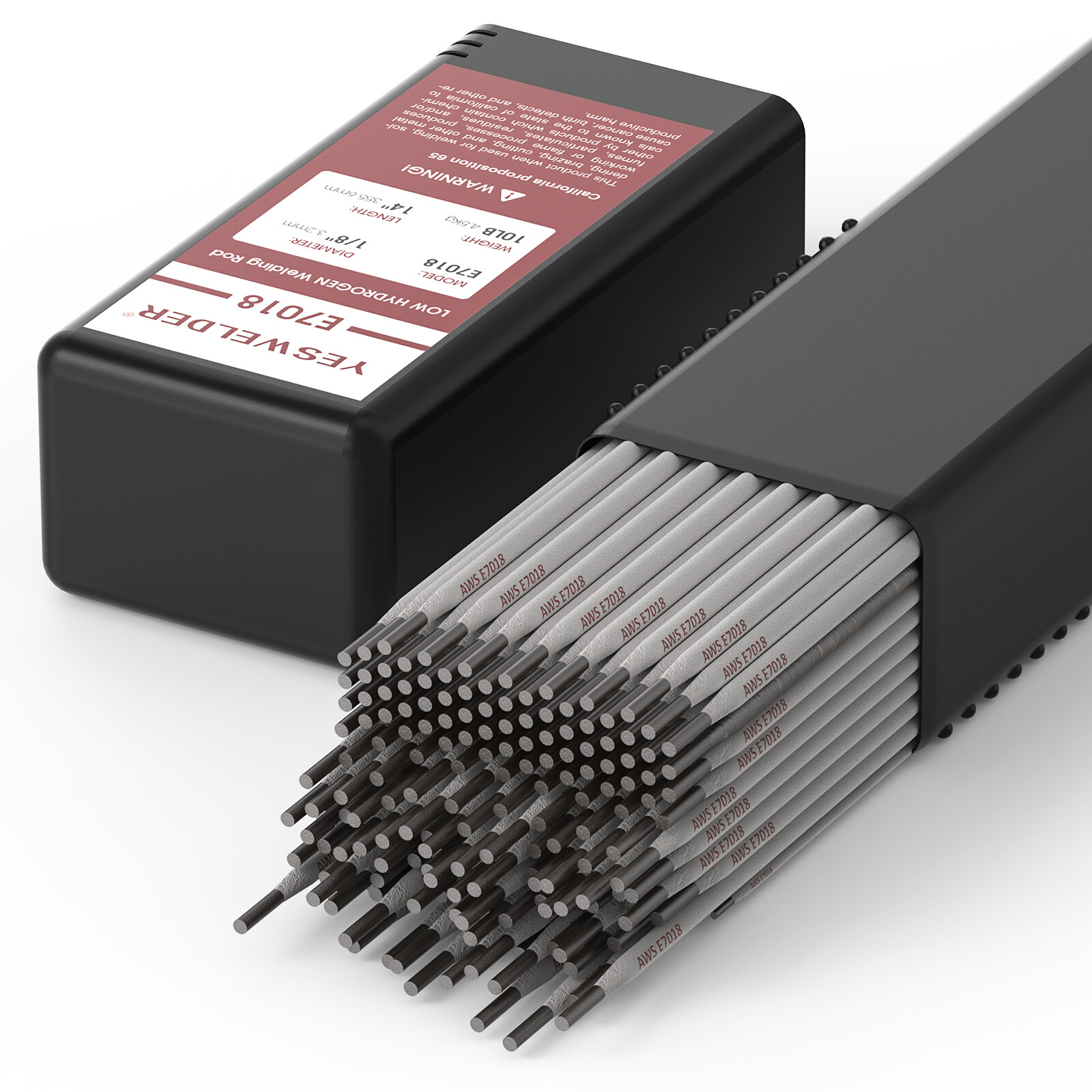 E7018 Welding Rod Low Hydrogen Carbon Steel Stick Electrodes 3/32",1/8",5/32"