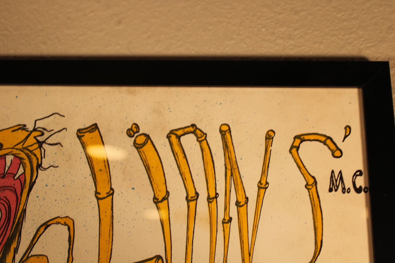 1966 Motorcycle Lions MC TT Racing Framed Poster Rare 1-of-Kind 50-Mile Sign Art