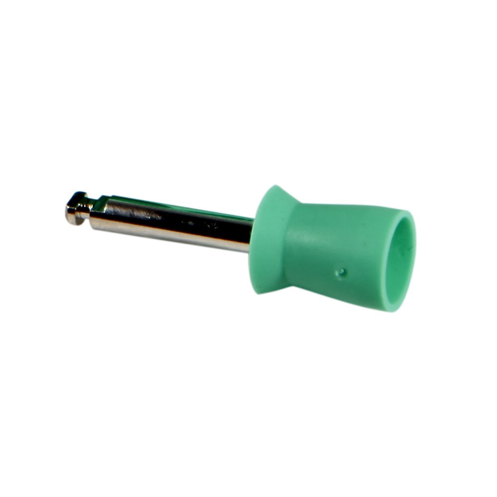 Dental Latch type Prophy Polishing Cups Polisher Rubber Polish Brushes green ad