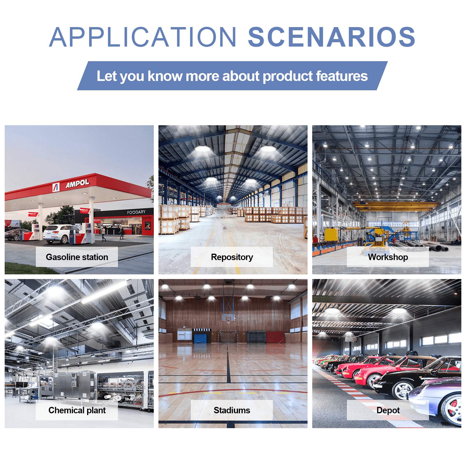 10 Pack 300W UFO LED High Bay Light Shop Industrial Commercial Factory Warehouse