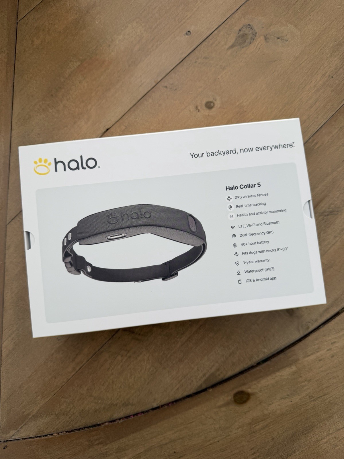 New Halo Collar 5 Wireless Dog Fence & GPS Collar Graphite