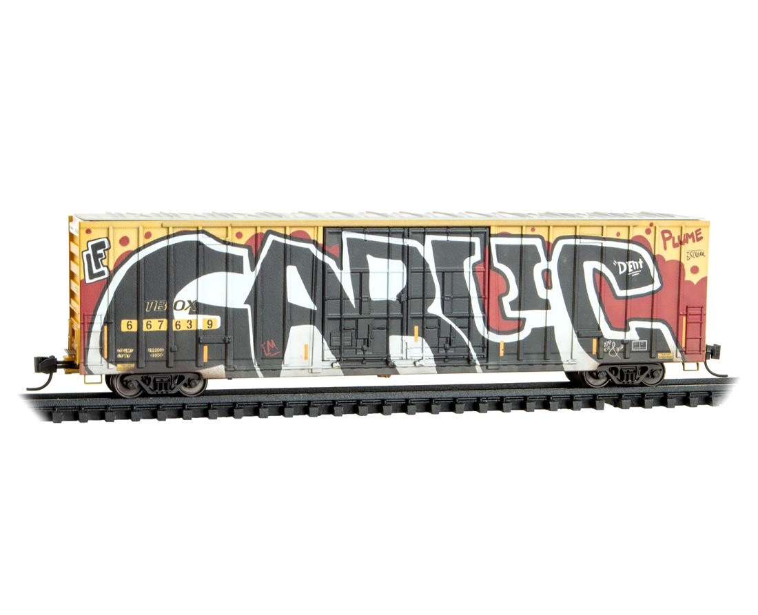 Micro-Trains N 123 44 023 TTX TBOX Trailer Train Weathered 60' High-Cube Boxcar