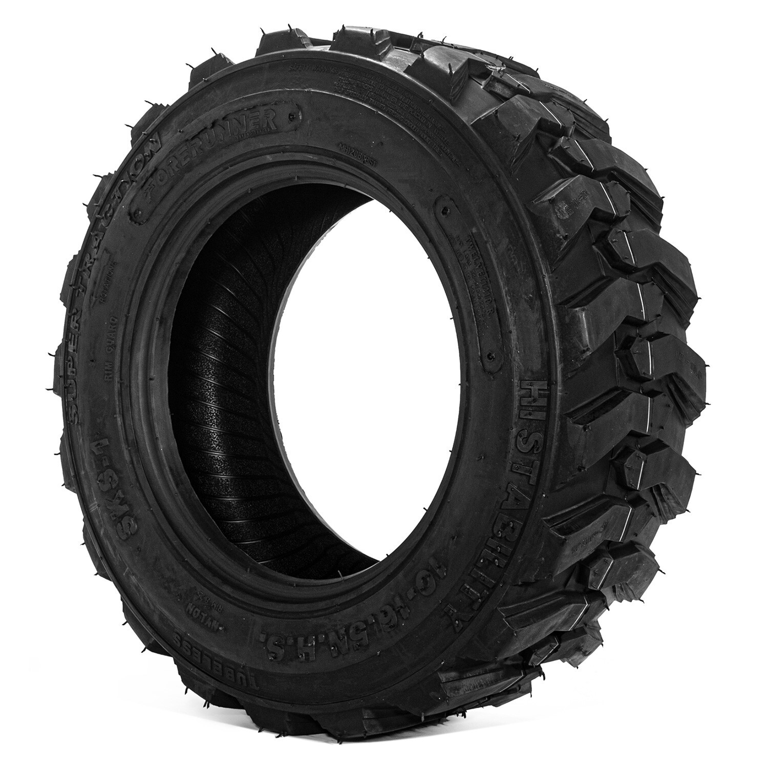 Set 4 10x16.5 12 Ply Skid Steer Tires 10-16.5 for Bobcat 10 16.5 Heavy Duty
