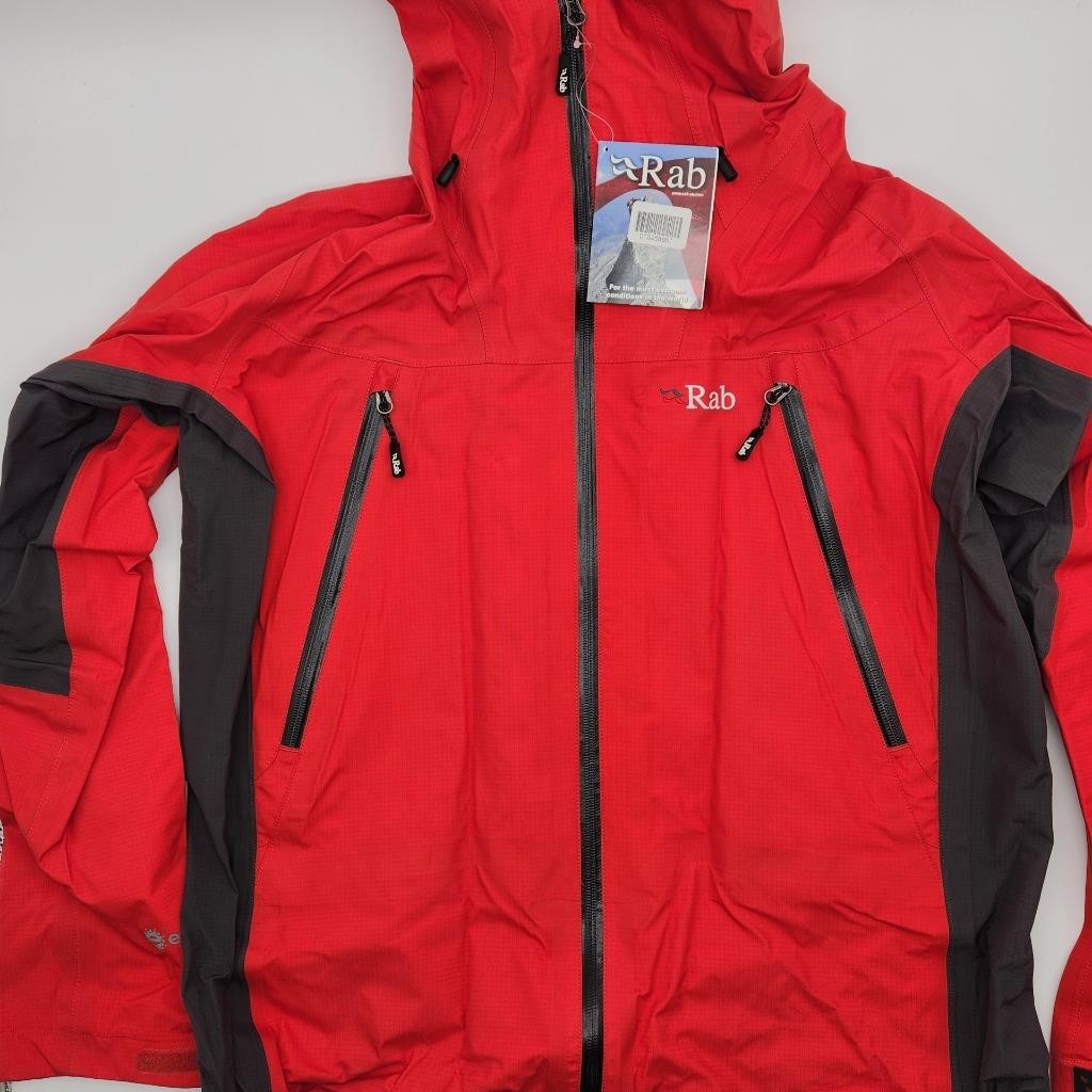 RAB Latok Alpine Winter Hiking Jacket Waterproof Red Men's Size Large EU:54